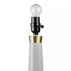 Kirklands Home Ceramic Zazie Table Lamp Gray