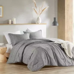 Kirklands Home Chambray 3-pc. Full/Queen Comforter Set Gray Online