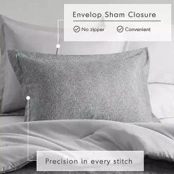 Kirklands Home Chambray 3-pc. Full/Queen Comforter Set Gray Online