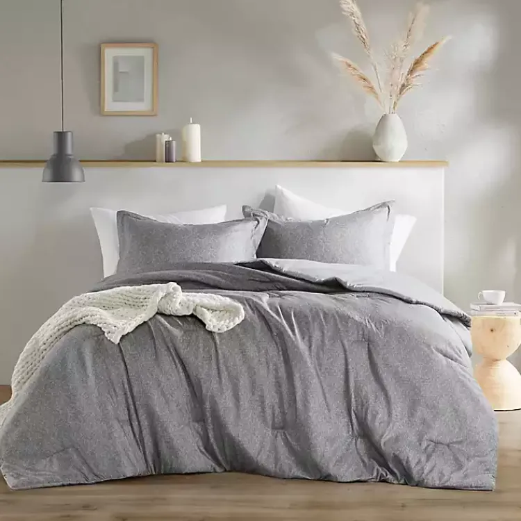 Kirklands Home Chambray 3-pc. King Comforter Set Gray