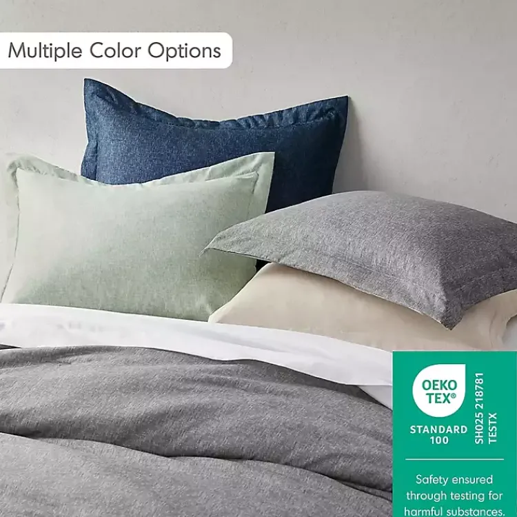 Kirklands Home Chambray 3-pc. King Comforter Set Gray