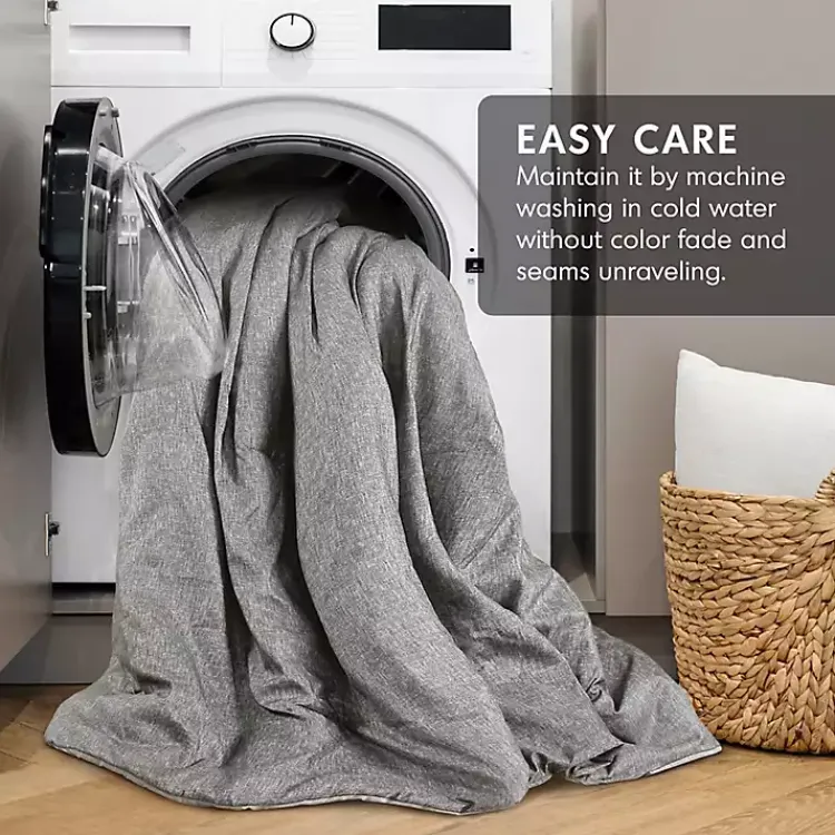 Kirklands Home Chambray 3-pc. King Comforter Set Gray