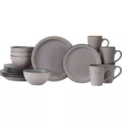 Kirklands Home Charisma 16-pc. Dinnerware Set Gray Discount