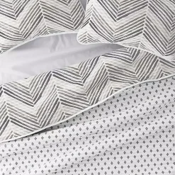 Kirklands Home Gray Chevron Reversible 2-pc. Twin Quilt Set Hot