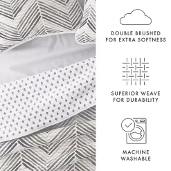 Kirklands Home Gray Chevron Reversible 2-pc. Twin Quilt Set Hot