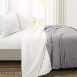 Kirklands Home Color Block 3-pc. Full/Queen Comforter Set Gray Best