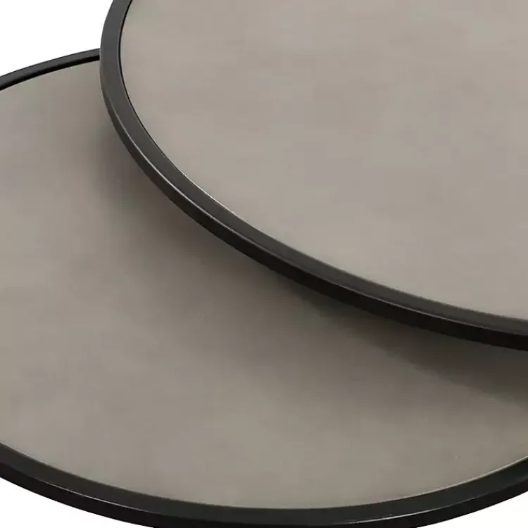 Kirklands Home Concrete Nesting Accent Tables, Set of 2 Gray Clearance