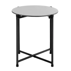 Kirklands Home Concrete Top Outdoor Cocktail Table Gray Hot