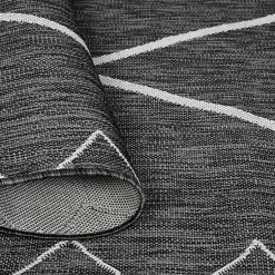 Kirklands Home Connected Diamond Outdoor Area Rug, 8x10 Gray