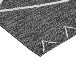 Kirklands Home Connected Diamond Outdoor Area Rug, 8x10 Gray