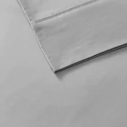 Kirklands Home Cotton Blend Sateen 6-pc. Queen Sheet Set Gray New