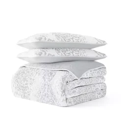 Kirklands Home Gray Damask Reversible 2-pc. Twin Quilt Set Online