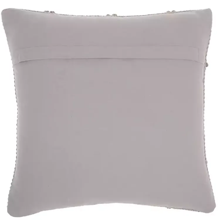 Pillows>Kirklands Home Diamond Lattice Throw Pillow Gray