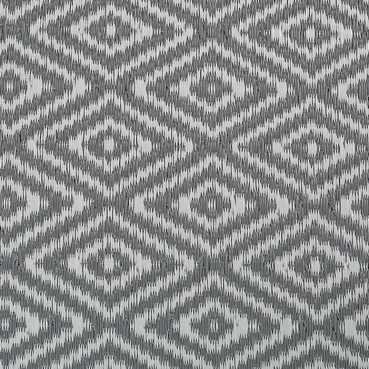 Kirklands Home Diamond Outdoor/Indoor Area Rug, 4x6 Gray Discount