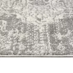 Kirklands Home Distressed Medallion Area Rug, 5x7 Gray Best