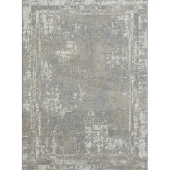 Kirklands Home Distressed Washable Area Rug, 5x7 Gray Online
