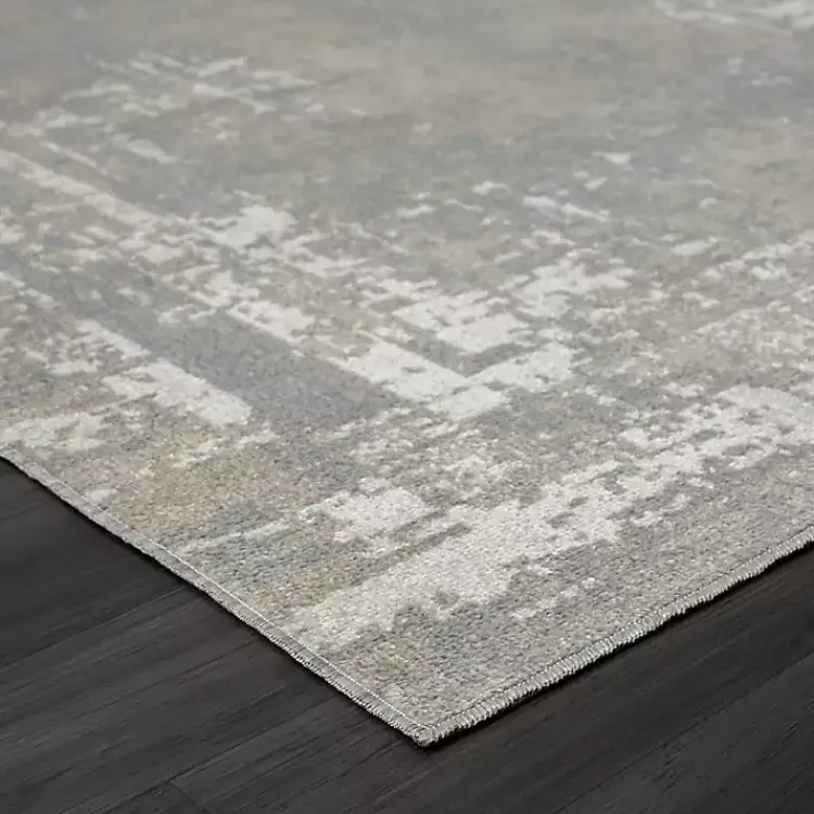 Kirklands Home Distressed Washable Area Rug, 5x7 Gray Online