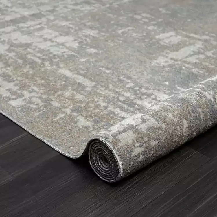 Kirklands Home Distressed Washable Area Rug, 5x7 Gray Online