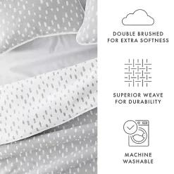 Kirklands Home Gray Dotted Reversible 3-pc. King Quilt Set Discount