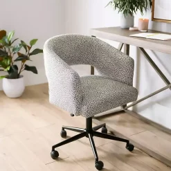 Kirklands Home Dotty Office Chair Gray Outlet