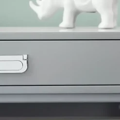 Kirklands Home 2-Drawer X-Frame Desk Gray Best