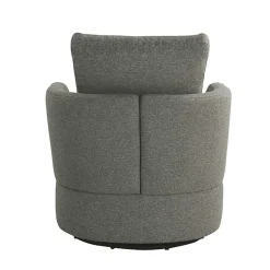 Kirklands Home Elmhurst Swivel Accent Chair Gray Clearance