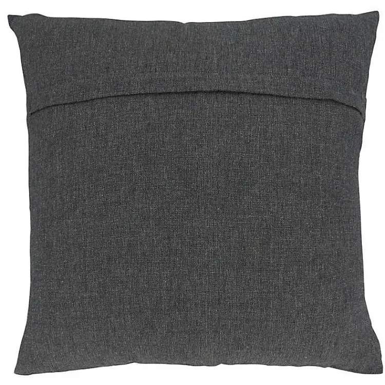 Pillows>Kirklands Home Embroidered Sheep Accent Pillow Gray