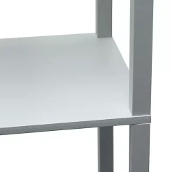 Kirklands Home Etagere Shelf Charging Floor Lamp Gray Outlet
