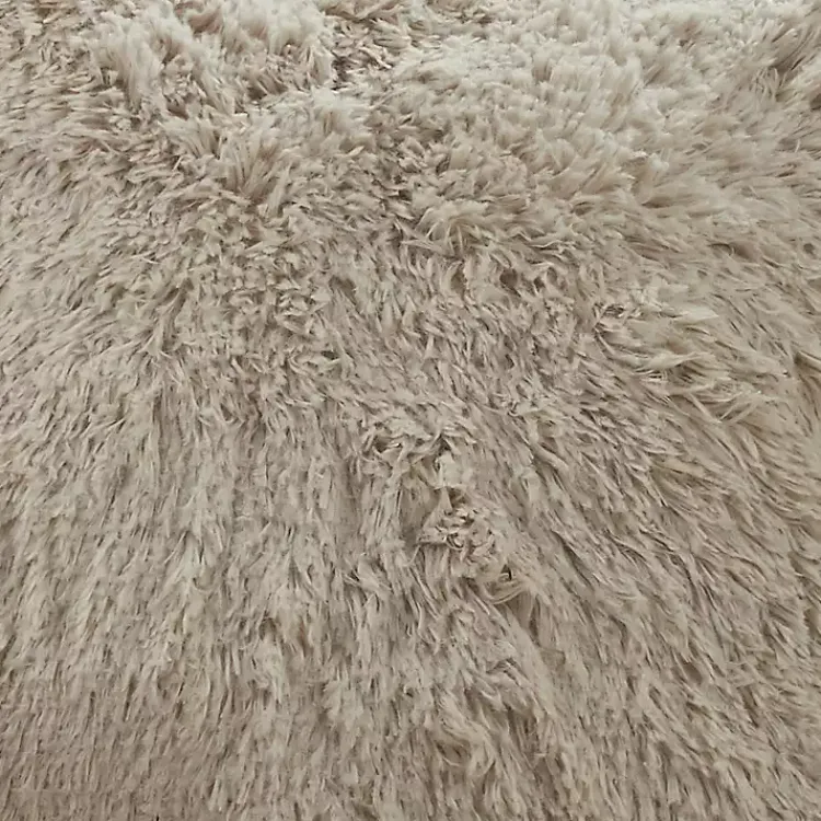 Pillows>Kirklands Home Faux Fur Lumbar Pillow Gray