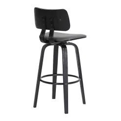 Kirklands Home Faux Leather Pico Swivel Counter Stool Gray Discount