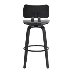 Kirklands Home Faux Leather Pico Swivel Counter Stool Gray Discount