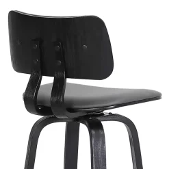Kirklands Home Faux Leather Pico Swivel Counter Stool Gray Discount