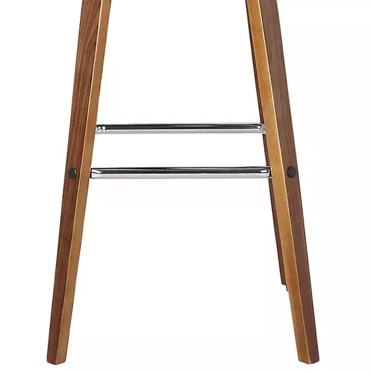 Kirklands Home Faux Leather Vienna Swivel Counter Stool Gray Outlet