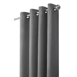 Kirklands Home Faux Suede Blackout Curtain Panel, 108 in. Gray Discount