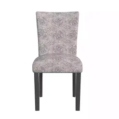 Kirklands Home Floral Parsons Dining Chairs, Set of 2 Gray Sale