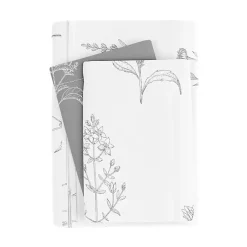 Kirklands Home Gray Floral Reversible 2-pc. Twin Duvet Cover Set Outlet
