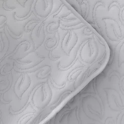 Kirklands Home Floral Stitch 3-pc. King Quilt Set Gray Online