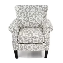 Kirklands Home Fretwork Accent Club Chair Gray Discount