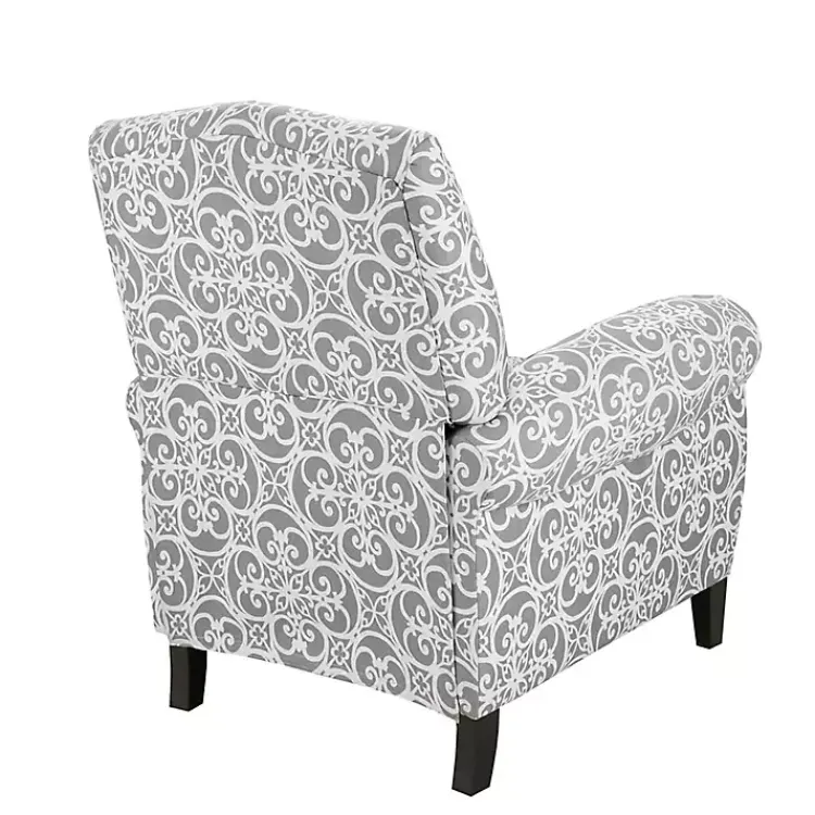 Kirklands Home Fretwork Orville Recliner Gray