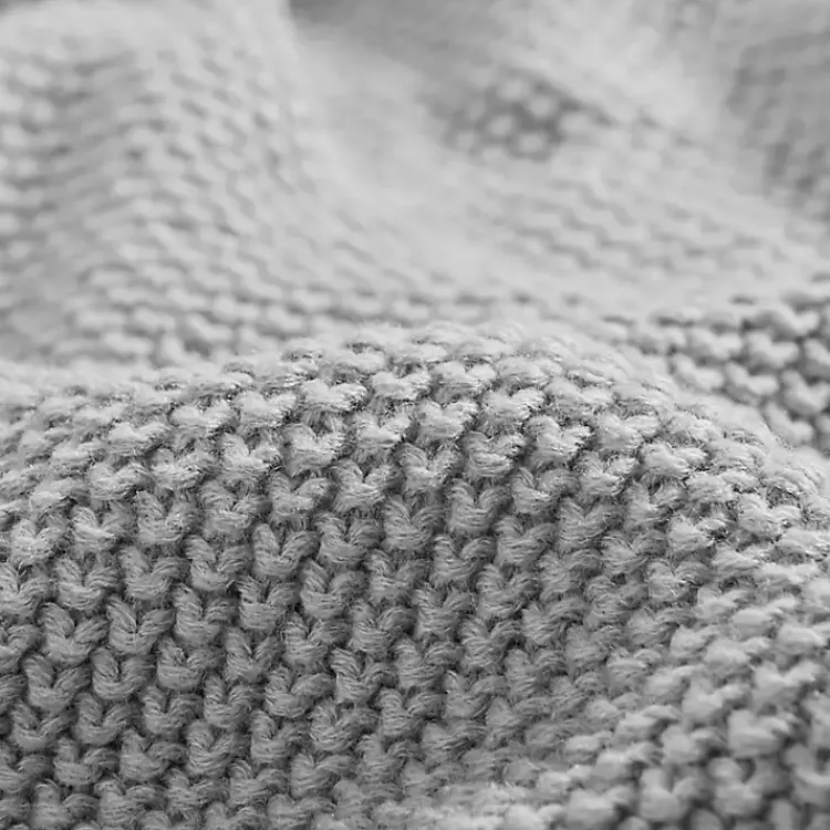 Blankets & Throws>Kirklands Home Full/Queen Rylan Knit Blanket Gray