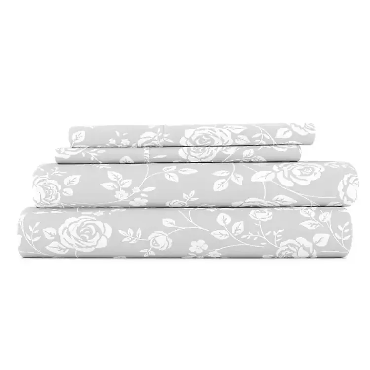 Kirklands Home Garden 4-pc. Queen Sheet Set Gray Best