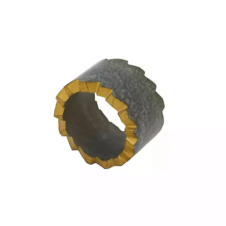 Kirklands Home Geode Artistry Napkin Rings, Set of 4 Gray Sale