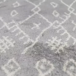 Kirklands Home Geometric Area Rug, 5x8 Gray Online