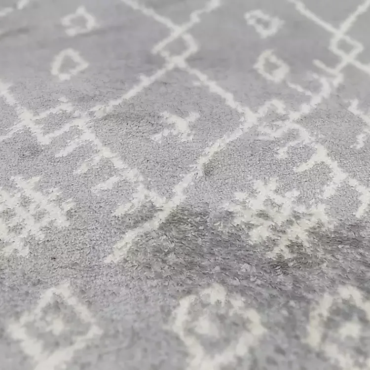 Kirklands Home Geometric Area Rug, 8x10 Gray