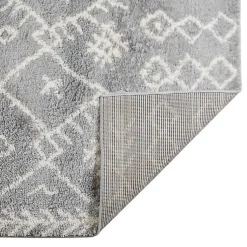 Kirklands Home Geometric Area Rug, 8x10 Gray