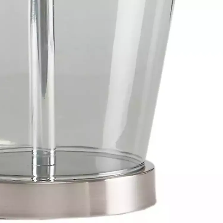 Kirklands Home Gray Glass Bold Table Lamps, Set of 2 White Best