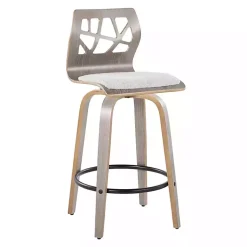 Kirklands Home Golia Swivel Counter Stools, Set of 2 Gray Online