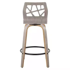 Kirklands Home Golia Swivel Counter Stools, Set of 2 Gray Online