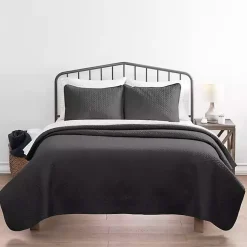 Kirklands Home Herring Quilted 3-pc. Twin Coverlet Set Gray Online