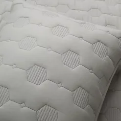 Kirklands Home Hexagon Honeycomb 3-pc. Full/Queen Quilt Set Gray Discount